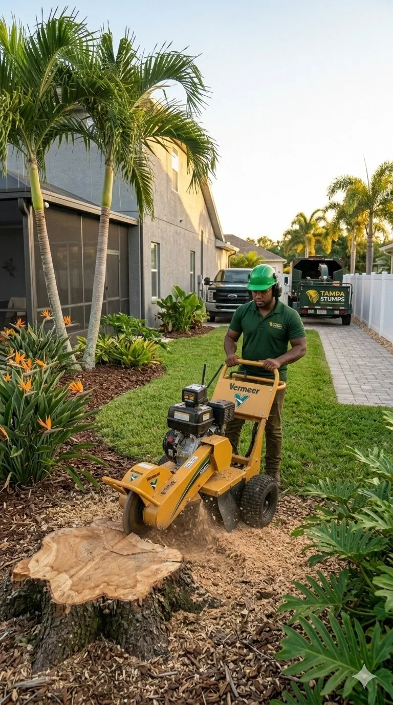 Stump Grinding in Tampa Bay